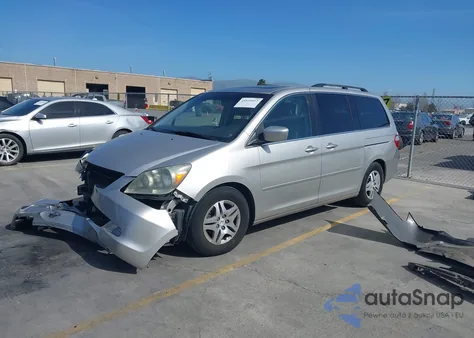 2007 Honda Odyssey Ex-L из США, поврежденный, VIN 5FNRL38777B463024